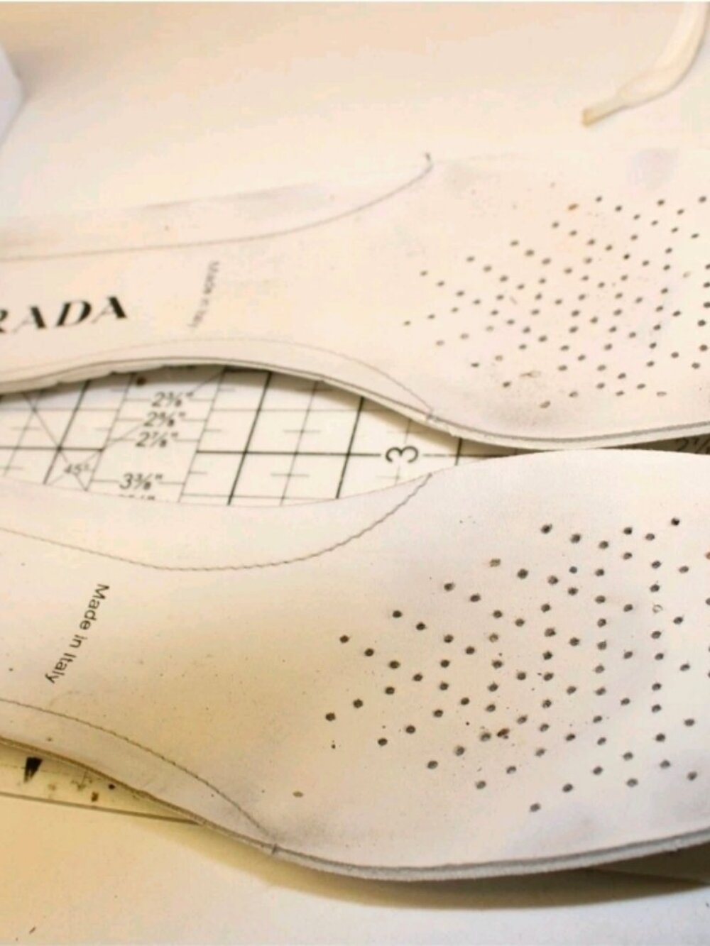 Prada Men's White Sneakers - Picture 9 of 14